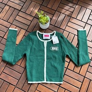 ⚡️NWT⚡️Bongo Forever 21 Green Cardigan - Women’s Size Small